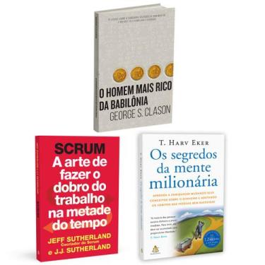 Imagem de Kit 3livros, Scrum + O Homem Mais Rico da Babilônia + Os Segredos Da M