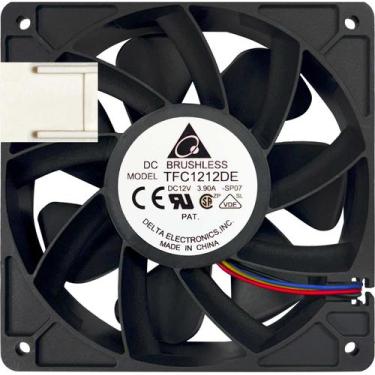 Imagem de Cooler TFC1212DE 12V 3.90A 46.8W 4L 4P 120X120X38MM B3 - Delta Eletron