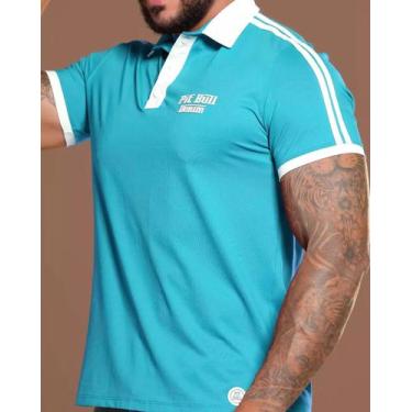 Imagem de Camisa Masculina Pitbull Lançamento Ref 87103, Azul, P
