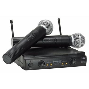 Imagem de Microfone Sem Fio  Duplo UHF Pro WVNGR SM-58 II Bivolt - UNIQUEMARKET