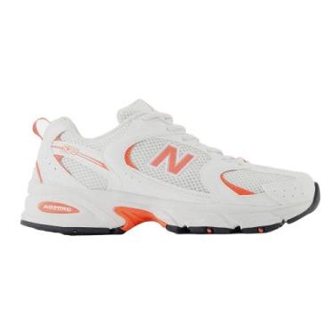 Imagem de Tênis New Balance 530 Bege e Coral Unissex, 34