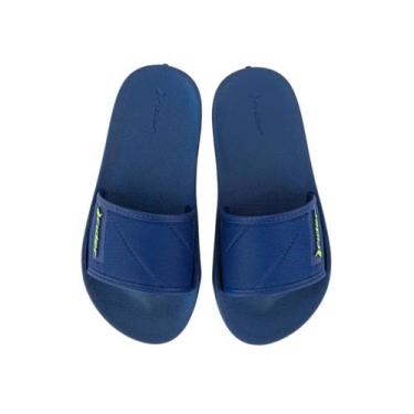 Imagem de Rider Street Slide Infantil Meninos Calce Fácil Conforto Cor:Azul/Azul