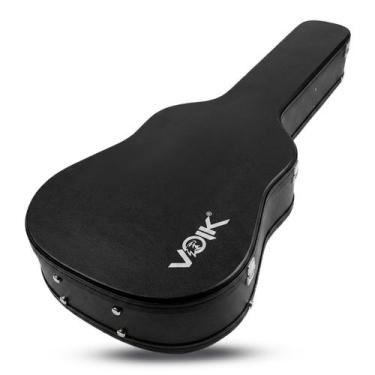 Imagem de Case Para Violão Voik BB400L Couro Acolchoada Alça e Chave