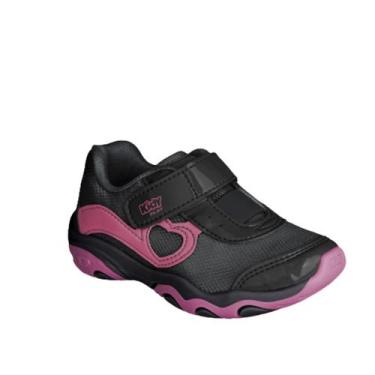 Imagem de Tênis Menina Kidy Play Respitec, 31, Preto, Pink