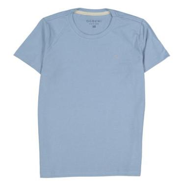 Imagem de Camiseta Básica Infantil Menino Azul Bebê Ogochi, 6