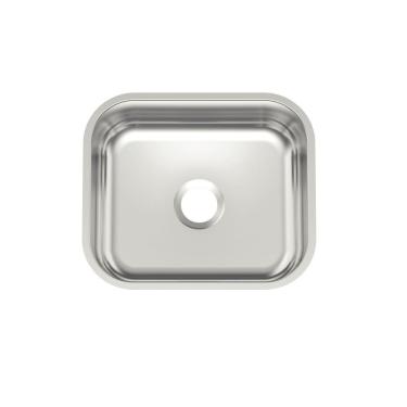 Imagem de Cuba de Embutir Lavínia 40 BL Standard Retangular Aço Inox Polido 40x34x14,5cm Inox Tramontina