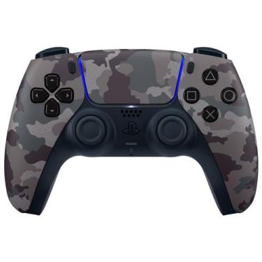 Imagem de Controle PS5 e para PC sem Fio DualSense Sony Camuflado Cinza, Camufla