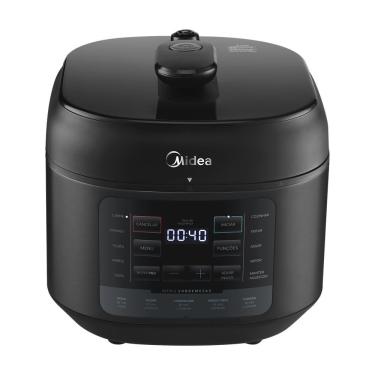 Imagem de Panela de Pressão Elétrica Midea Nutripro PPD5P2 5L Antiaderente Preta com Timer e Desligamento Automático 220V