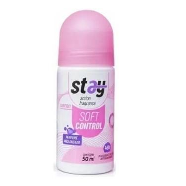 Imagem de Desodorante Roll On Stay Soft Control Woman 50ml - Proteção e Suavidad