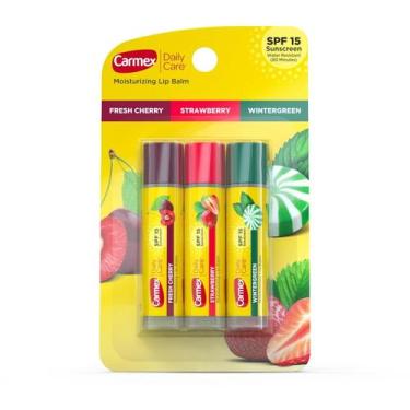 Imagem de Protetor Labial Carmex Daily Care Moisturizing Lip Balm Cereja Morango