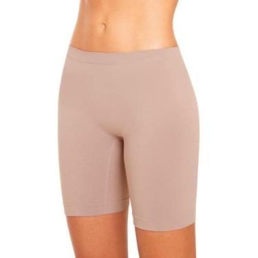 Imagem de Short Feminino Básico Sem Costura Lupo Ref. 41805, Nude, G, Feminino
