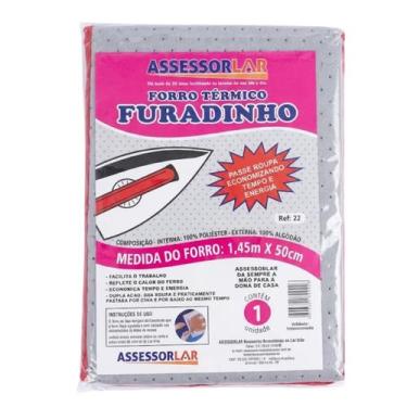 Imagem de Kit 2 Capa Forro Para Tabua De Passar 1,45 X 50cm Cinza - Assesolar