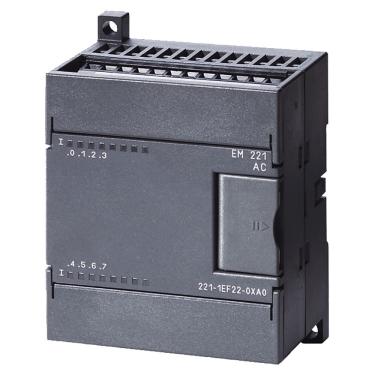 Imagem de Módulo de Entrada Digital 6ES7221-1BF22-0XA0 8 Entradas 24VDC Bivolt Siemens