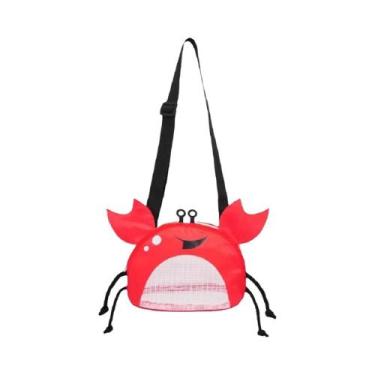 Imagem de Bolsa De Praia Em Forma De Caranguejo Para Crianças, Organizador De Br