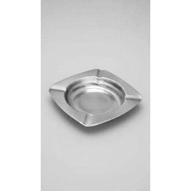 Imagem de Cinzeiro de Mesa Quadrado Metal 11cm - Congratulations Store