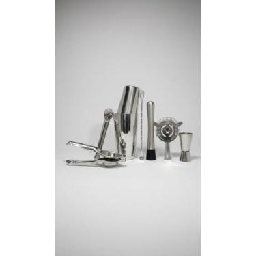 Imagem de Kit Coqueteleira Boston Inox 7 Peças Profissional - Congratulations St