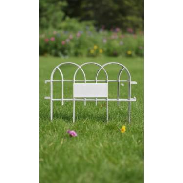 Imagem de Kit 12 Cercas Decorativas Plástico Jardim Romana 5,10m - Congratulatio