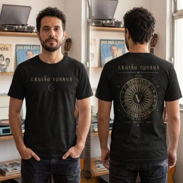Imagem de Camiseta Legião Urbana Camiseta Banda Legião Urbana Rock Nac Tamanho:G