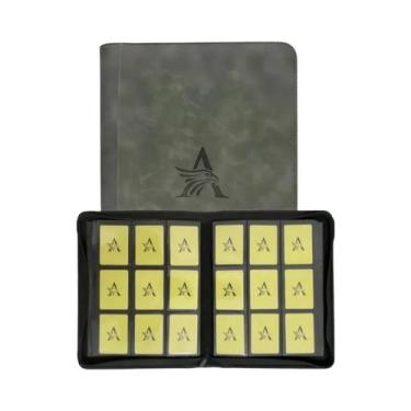 Imagem de Pasta De Cartas Preta Com 9 Bolsos, Capacidade Para 720 Cartas MTG TCG