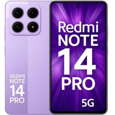 Imagem de Smartphone Xiaomi Redmi Note 14 Pro 5G, 256GB, 8GB RAM, Tela 6,67 pole