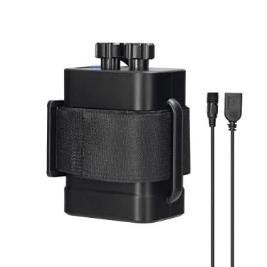 Imagem de yeacher Bateria de 8.4V Mobile Power 6 x 18650 Estojo de bateria à prova d'água com alça de interface DC e USB para farol de luz de bicicleta telefone celular