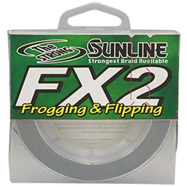 Imagem de Sunline Linha de pesca trançada FX (verde escuro, 27 kg/270 jardas)