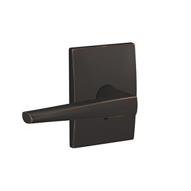 Imagem de Schlage Alavanca sem torneamento personalizada FC172 ELR 716 CEN Eller com acabamento século, bronze envelhecido