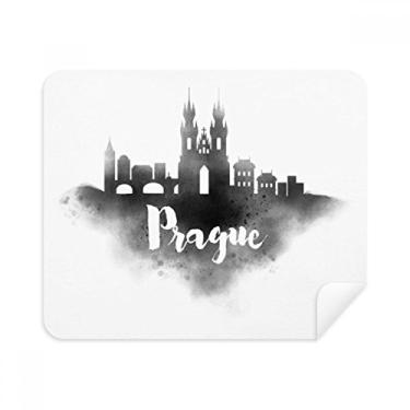 Imagem de Pano de limpeza de cidade, tinta de marco checo, limpador de tela, 2 peças, tecido de camurça