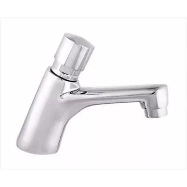 Imagem de Torneira Automática Com Temporizador Para Lavatório Curvada