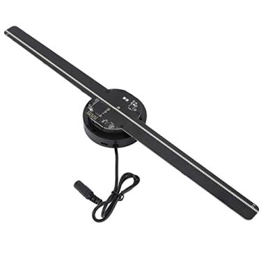 Imagem de Ventilador holográfico 3D, reprodutor de publicidade 3D, projetor holográfico 480p HD 480P HD de 16,5 polegadas, projetor holográfico Wifi 3D com 224 contas de luz LED para loja comercial e bar (#1)