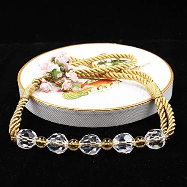 Imagem de 1 peça clipes de corda elegante cortina fivela fivela de janela cortina retenções acessórios de sala de estar decorativos para casa, ouro, 4 peças