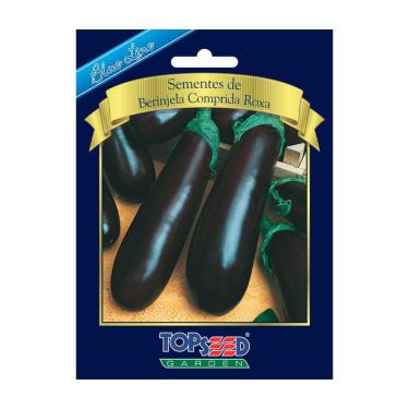 Imagem de Sementes Berinjela Comprida Roxa Topseed Garden