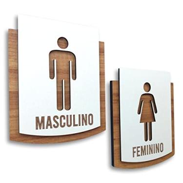 Imagem de Kit Placa De Sinalização | Masculino - Feminino
