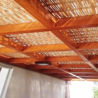 Imagem de Esteira De Bambu Natural Para 1m² Placas De 1,00x1,00mt