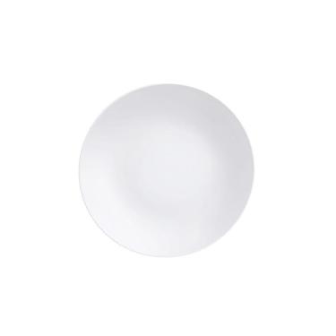 Imagem de Prato Raso Tramontina Jacqueline Em Porcelana Branca 25 Cm