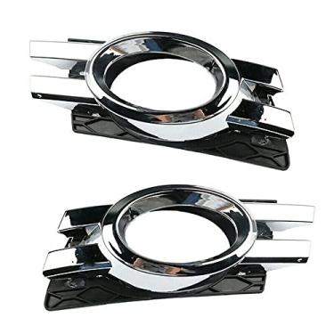 Imagem de JESYMBX Para Mercedes X164 GL320 GL450 2007 2008 2009 Para-choque dianteiro do carro luz de neblina grade lâmpada de neblina moldura tampa do painel