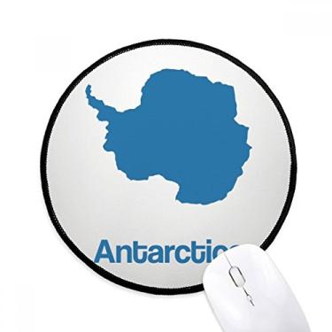 Imagem de Tapete de mouse com ilustração azul da Antártida para computador