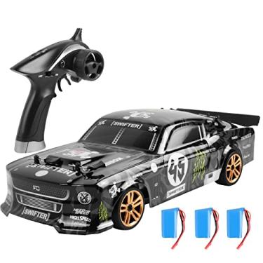Imagem de Qudai RC Drift Car 1/18 RC Car 2.4GHz 4WD 30km/h Alta Velocidade RC Race Car para Crianças Crianças Meninos Presente RTR 3 Bateria