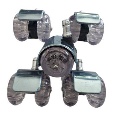 Imagem de Rodizio Para Cadeira De Escritório Cromado Roda Gel Kit S91