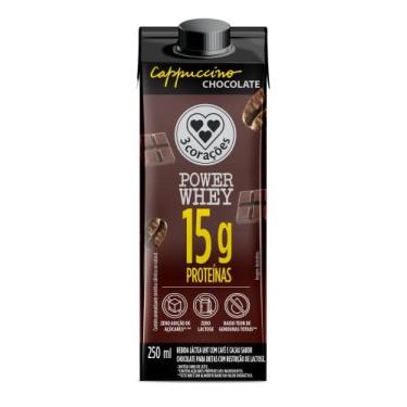 Imagem de 3 Corações Cappuccino Power Whey Chocolate - 250ml