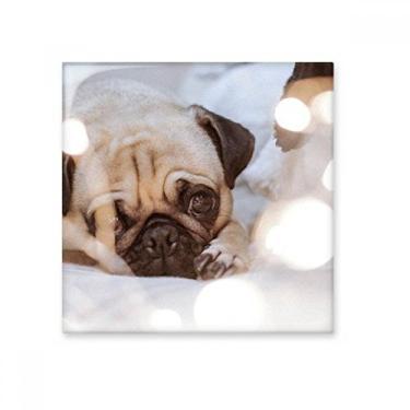 Imagem de Bulldog Pet Animal Lonely Picture Decalque de cerâmica brilhante de tijolo esmaltado