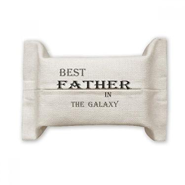 Imagem de Bolsa de linho de algodão com citação Best Dad in The Galaxy Festival
