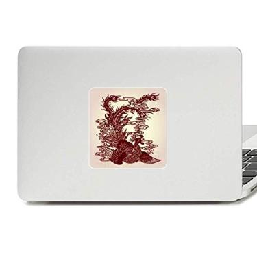 Imagem de Adesivo de vinil pássaro Fênix chinês retrato animal paster laptop decoração PC