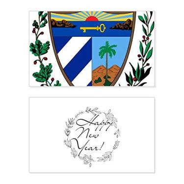 Imagem de Cuba National Emblem Country Ano Novo Festival Cartão de felicitações Bless Message Present