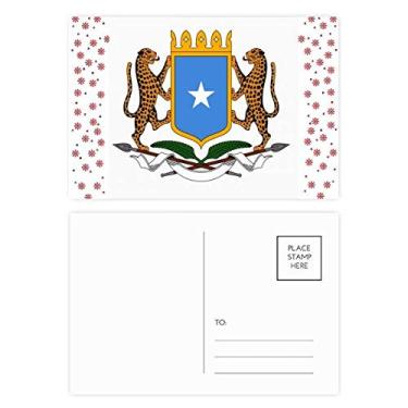 Imagem de Emblema nacional da Somália África Natal Flor Celebração Cartão postal Blessing Mailing Card