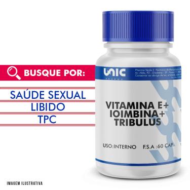 Imagem de Vitamina E + Ioimbin + Tribulus 60 Doses