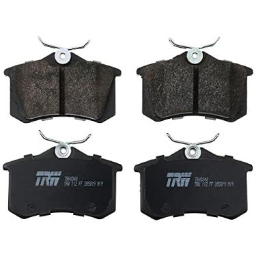 Imagem de TRW Pro TRH0340 Conjunto de pastilhas de freio a disco para Volkswagen Jetta 1985-1992, traseira e outras aplicações