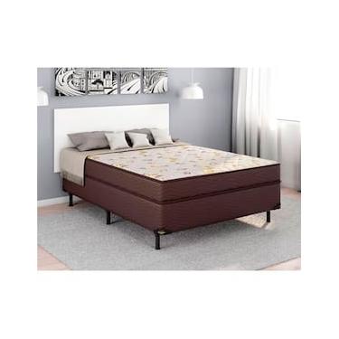 Imagem de Cama Box Conjugada Casal Ortobom Turin Spring com Ortopillow e Molas Nanolastic 43x138x...