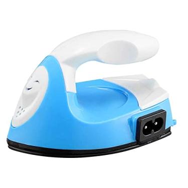 Imagem de simhoa Mini Máquina de Prensa de Calor Handy Ferro Elétrico Sapatos de Transferência de Calor Artesanato, Azul