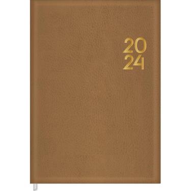 Imagem de Agenda Executiva Costurada Diária 13,4 x 19,2 cm Torino Cores 2024 Tilibra Ref 7727